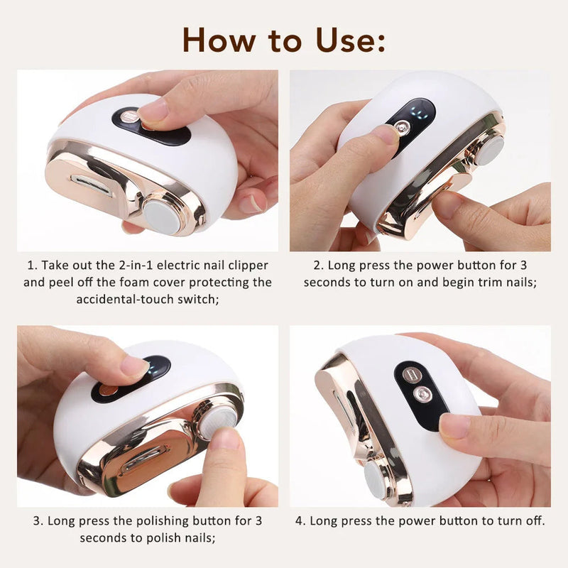Nailixos Electric Fingernail Clipper