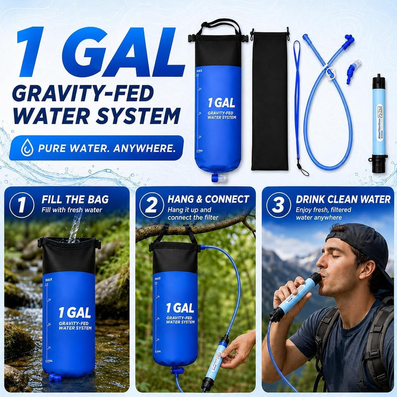 GraviPuru Gravity Water Filter UK