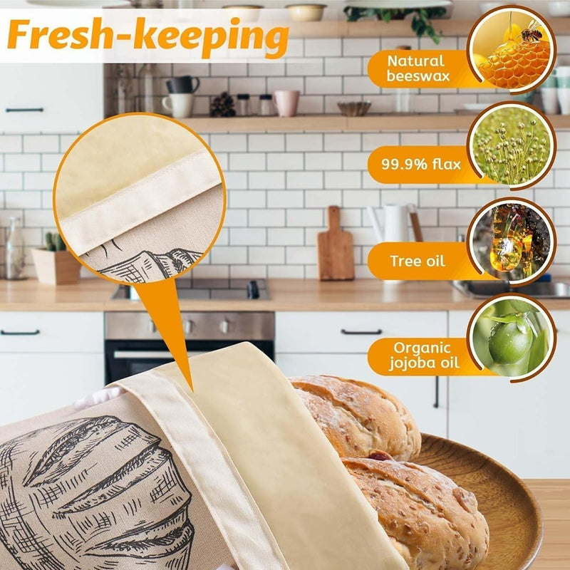 BeeBredix Beeswax Bread Bags UK