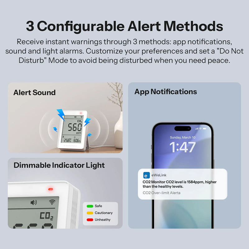 HomeyAiry Air Quality Monitor For Home