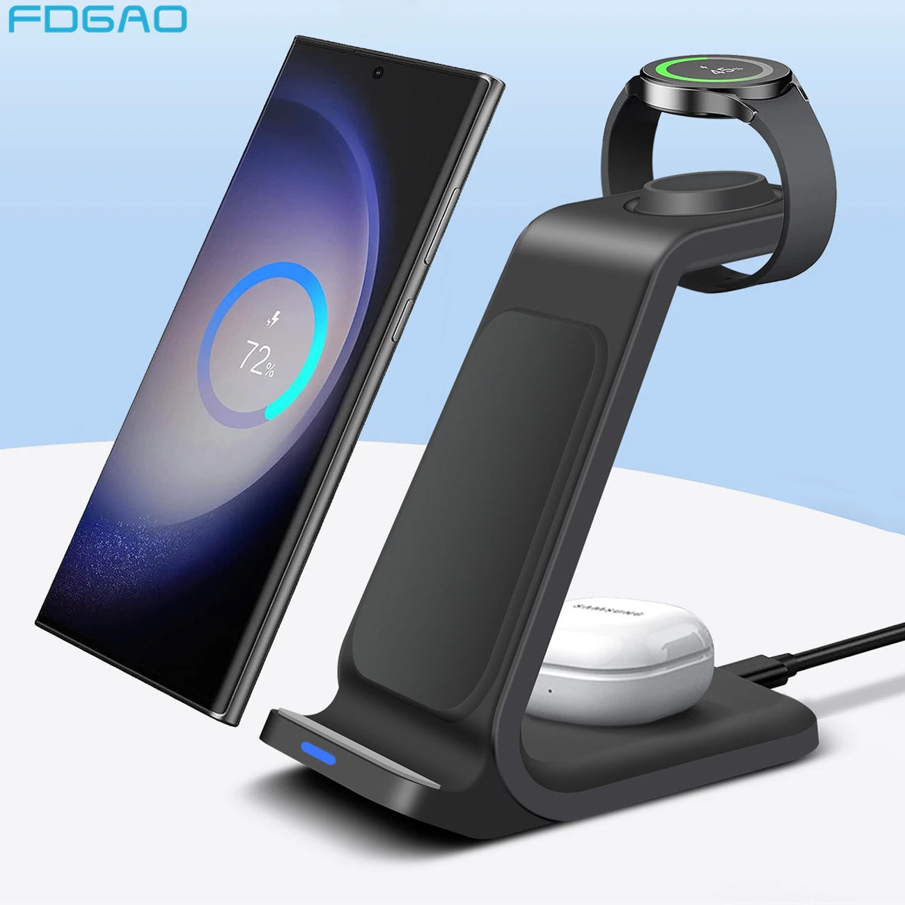 Shop Spark 3-in-1 Fast Wireless Charger Stand