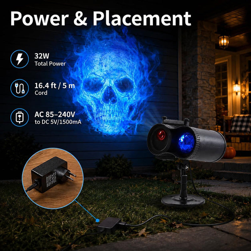 HallowyGo Halloween Projector Light