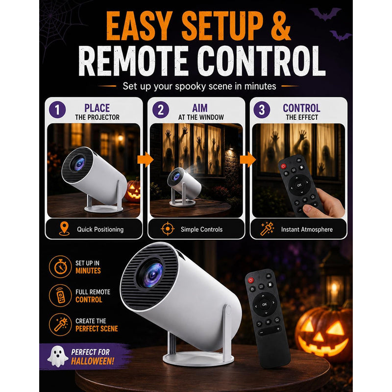 SpookPixy Halloween Window Projector