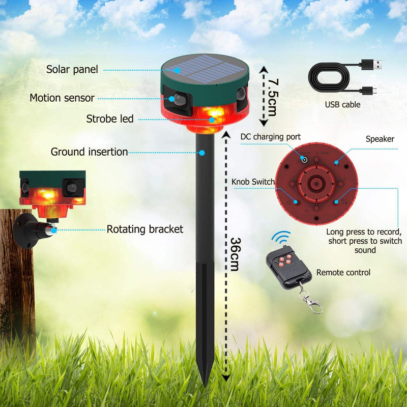 BirdyBane Ultrasonic Bird Repeller