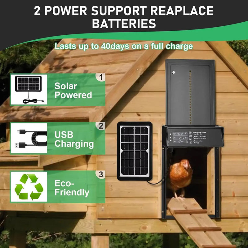 ChicxGate Solar Chicken Coop Door