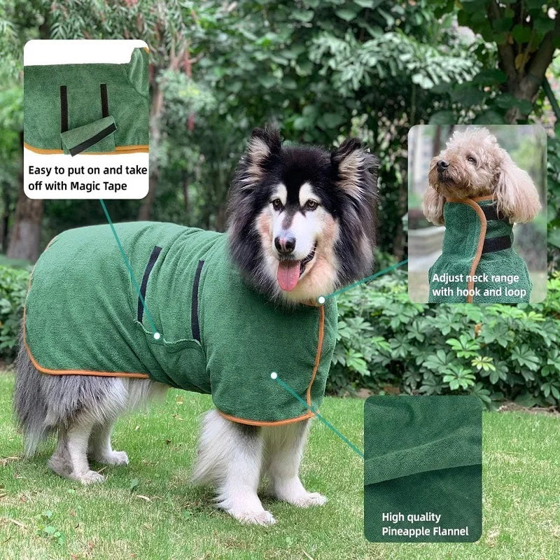 CoxFodog Dog Drying Coat