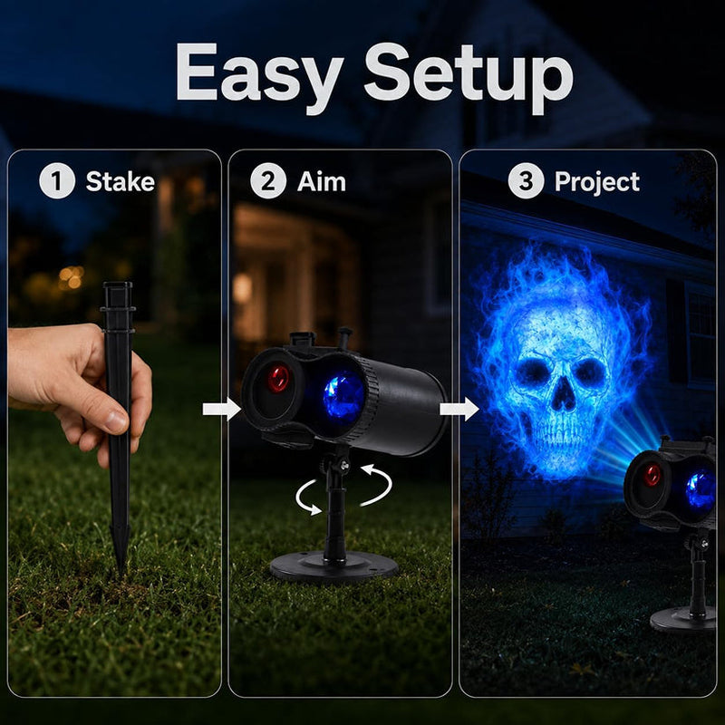 HallowyGo Halloween Projector Light