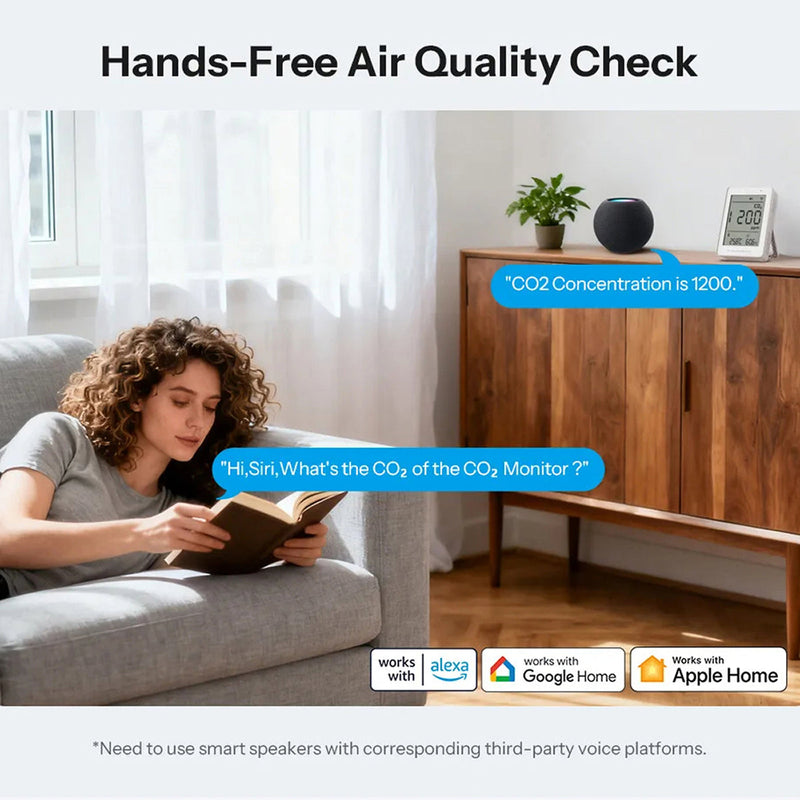 HomeyAiry Air Quality Monitor For Home