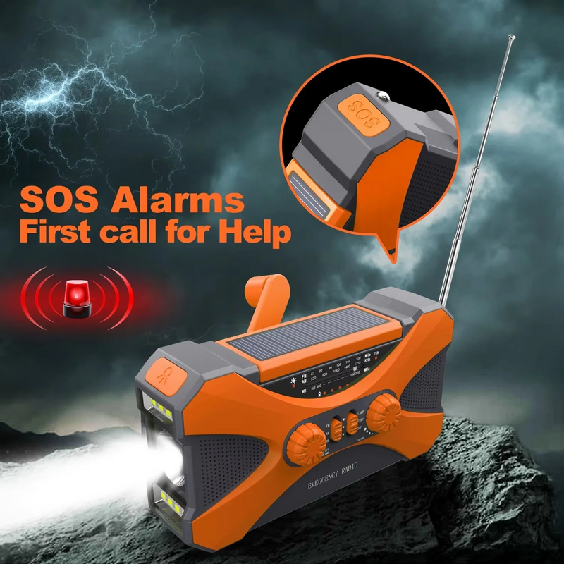Emerzior Solar Crank Emergency Radio