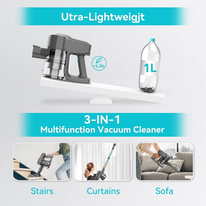 FurVaxim Lightweight Vacuum Cleaner For Elderly