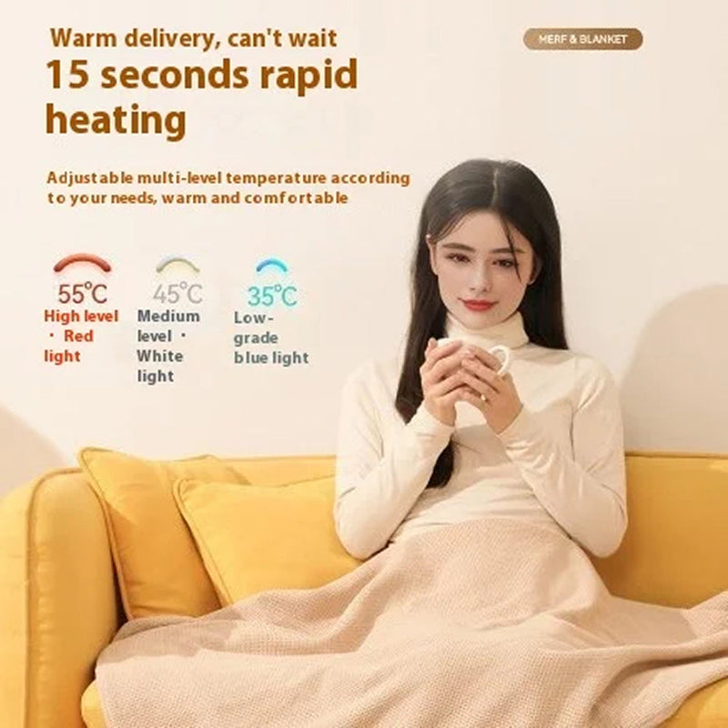HeatHugy Wearable Heated Blanket