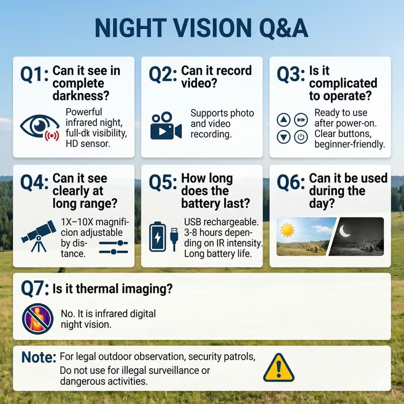 Monecubix Night Vision Monocular