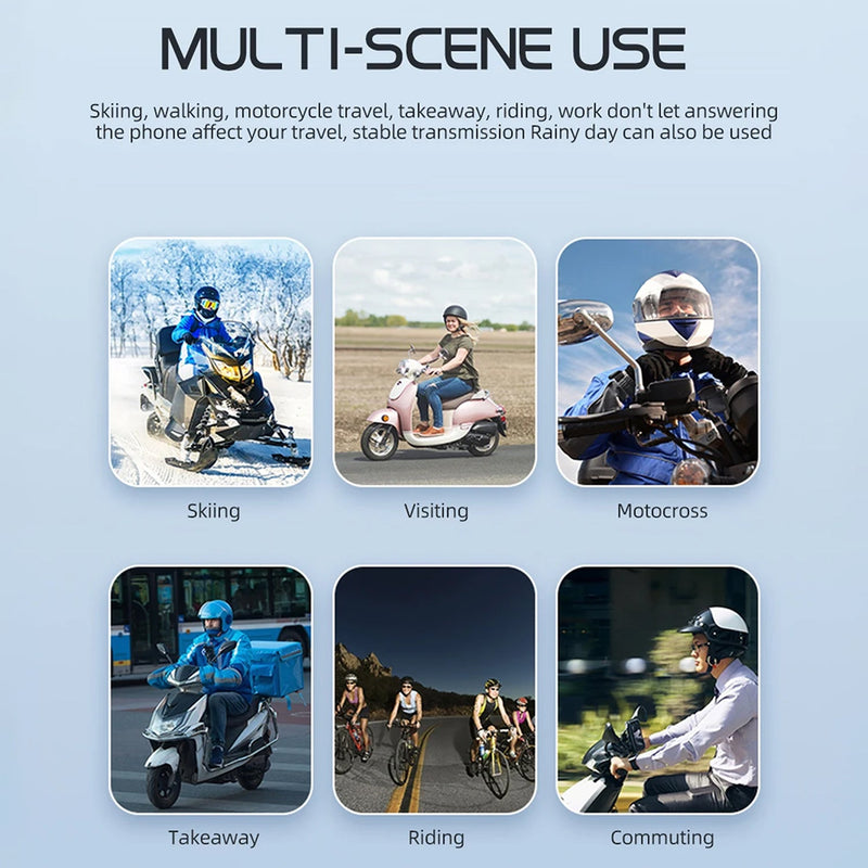 RiderZest V2 Motorcycle Helmet Communication System