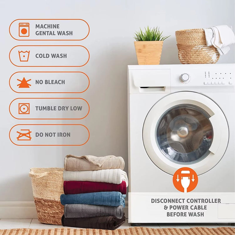 SnuZapyo Heated Throw Blanket