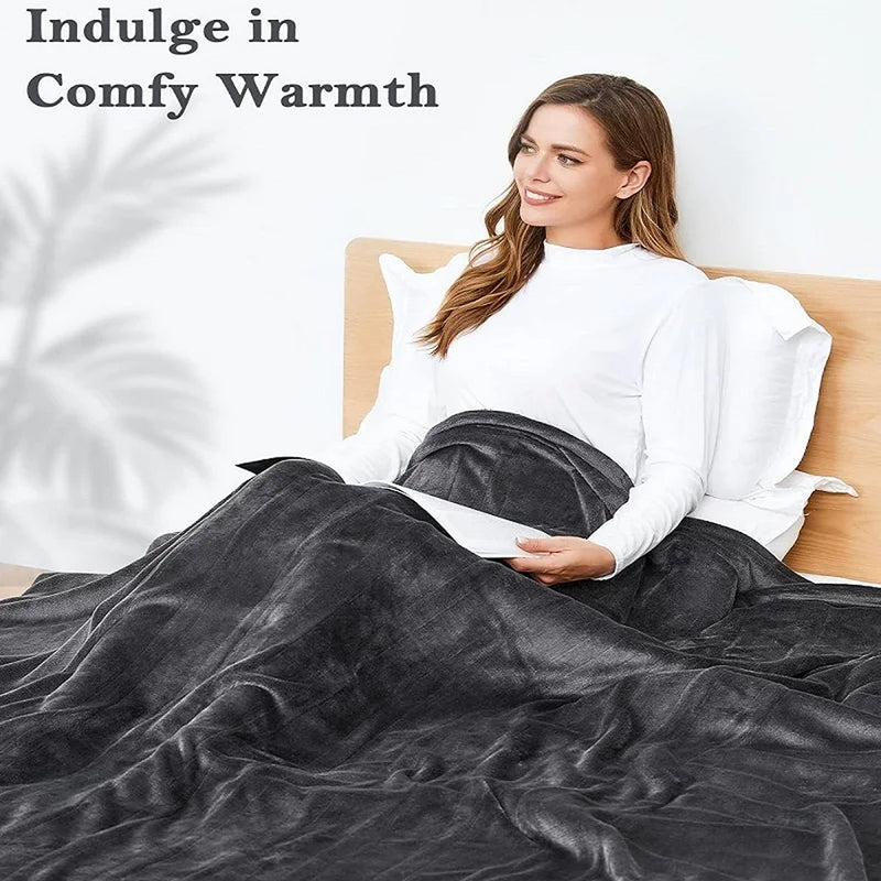 SnuZapyo Heated Throw Blanket
