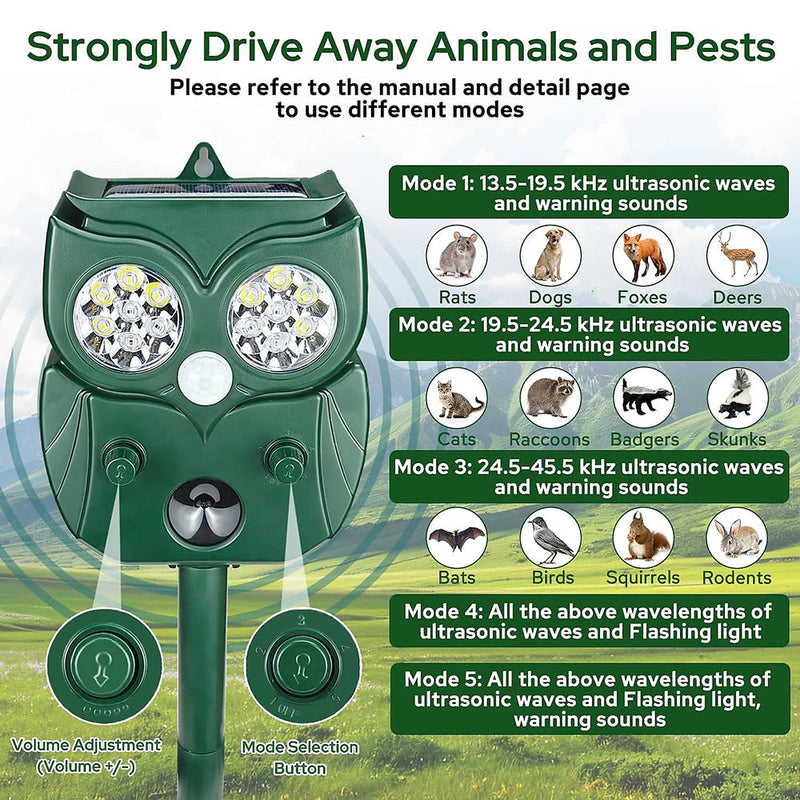 SonicHerd Rabbit Deterrent For Garden