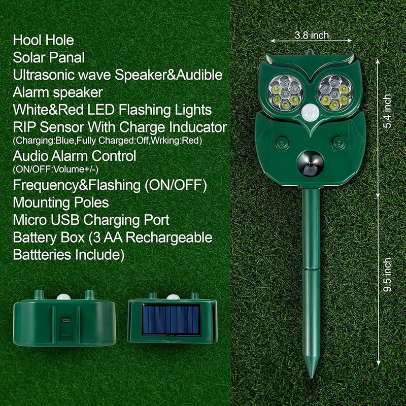 SonicHerd Rabbit Deterrent For Garden