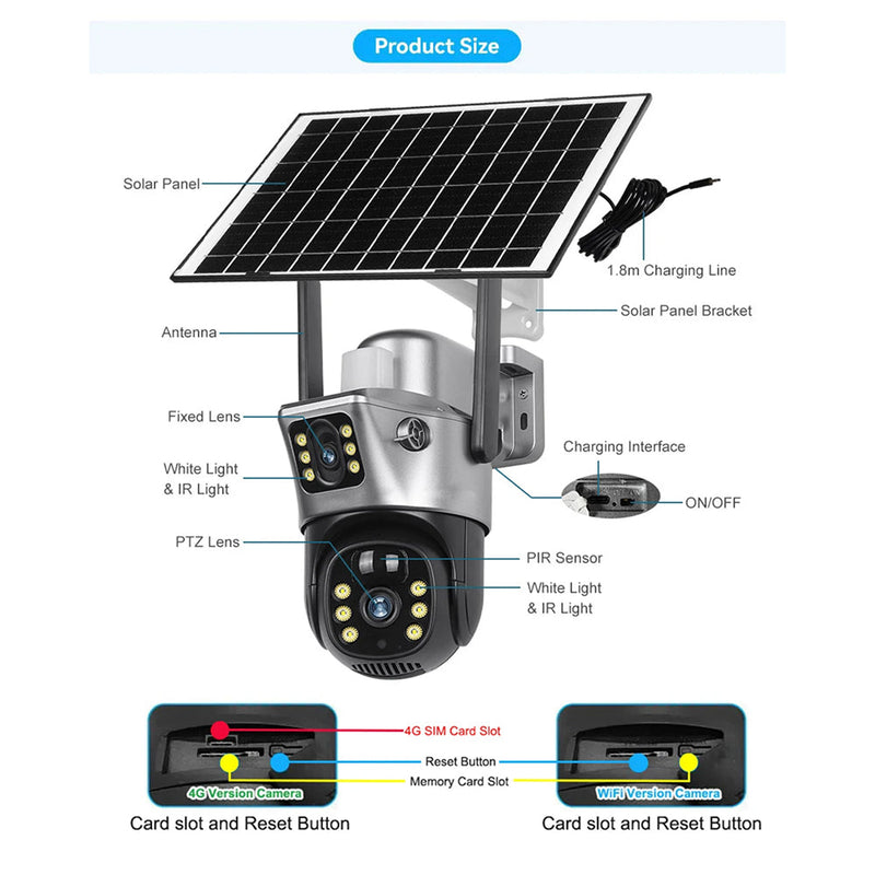SuniXpert V2 Outdoor Security Camera Without Subcription