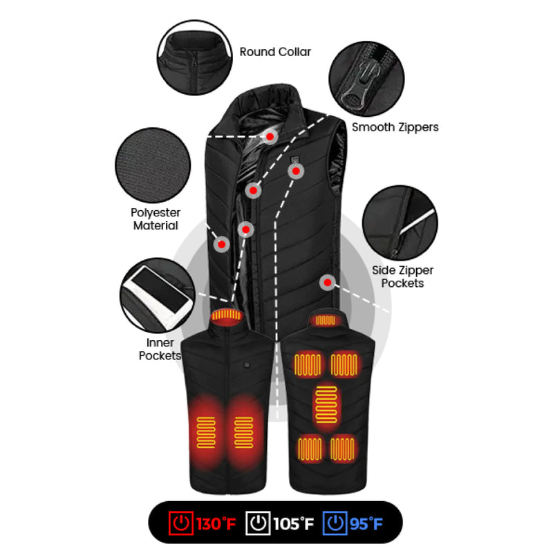 ToasiFire Heated Gilet for Men
