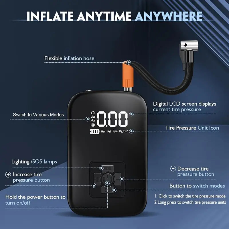 TubimAir Cordless Tyre Inflator