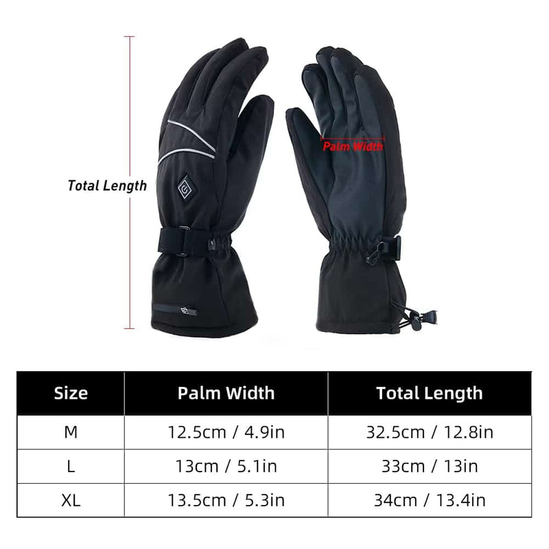 WarmMitz Heated Ski Gloves